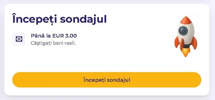completează sondaje și câștigă bani pe Mobrog