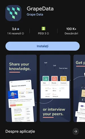 GrapeData: Păreri și analiză completă GrapeData pe Google Play