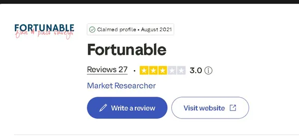 Fortunable: Merită? Păreri și analiză completă Fortunable pe Trustpilot