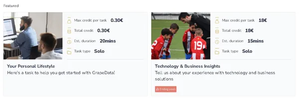 GrapeData: Păreri și analiză completă Grapedata sondaje