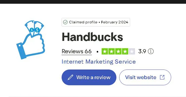 HandBucks pe Trustpilot