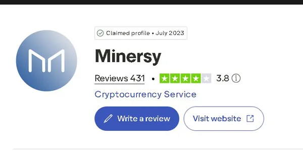 Minersy: Păreri și analiză completă Minersy pe Trustpilot