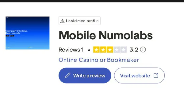 Numo Labs pe Trustpilot