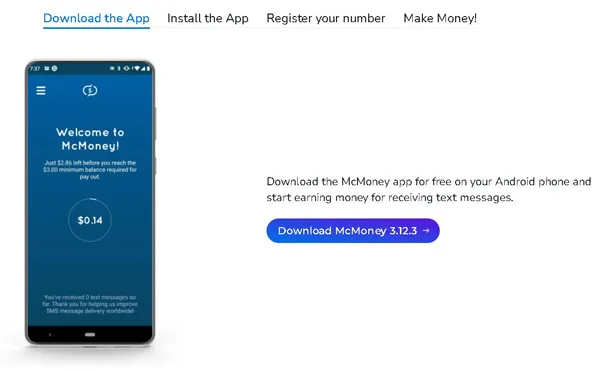 Bani din mesaje SMS gratuite cu McMoney cum se descarcă aplicația McMoney