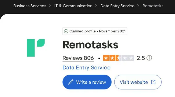 Remotasks: Joburi online de acasă, Boot Camp | Merită sau nu? Remotasks pe Trustpilot