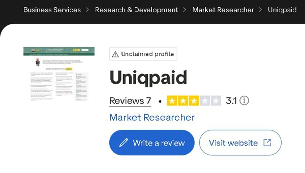 Venit online pe UniqPaid: Analiză completă UniqPaid pe Trustpilot